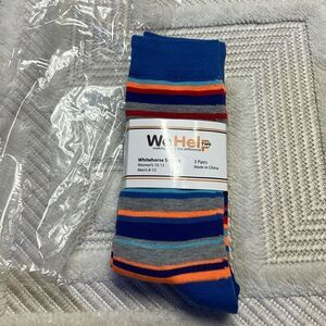WE HELP - 3 Pairs of Striped Socks